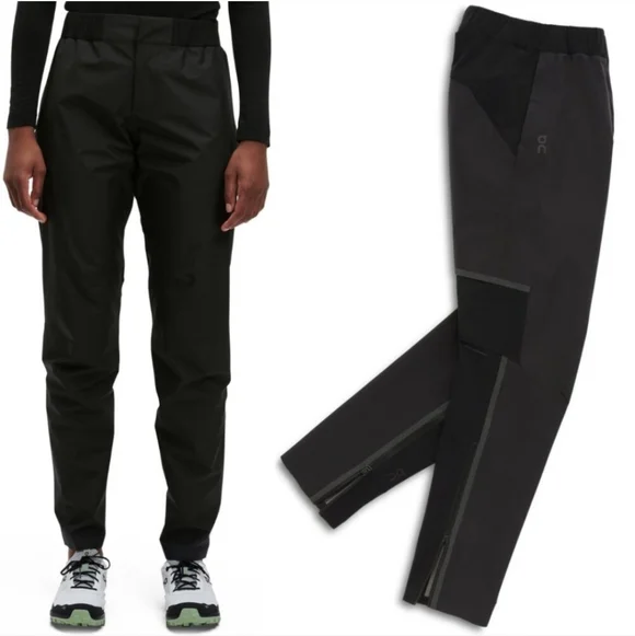 New On Running On Clouds Storm Pants Women’s Size L Black - Picture 2 of 8